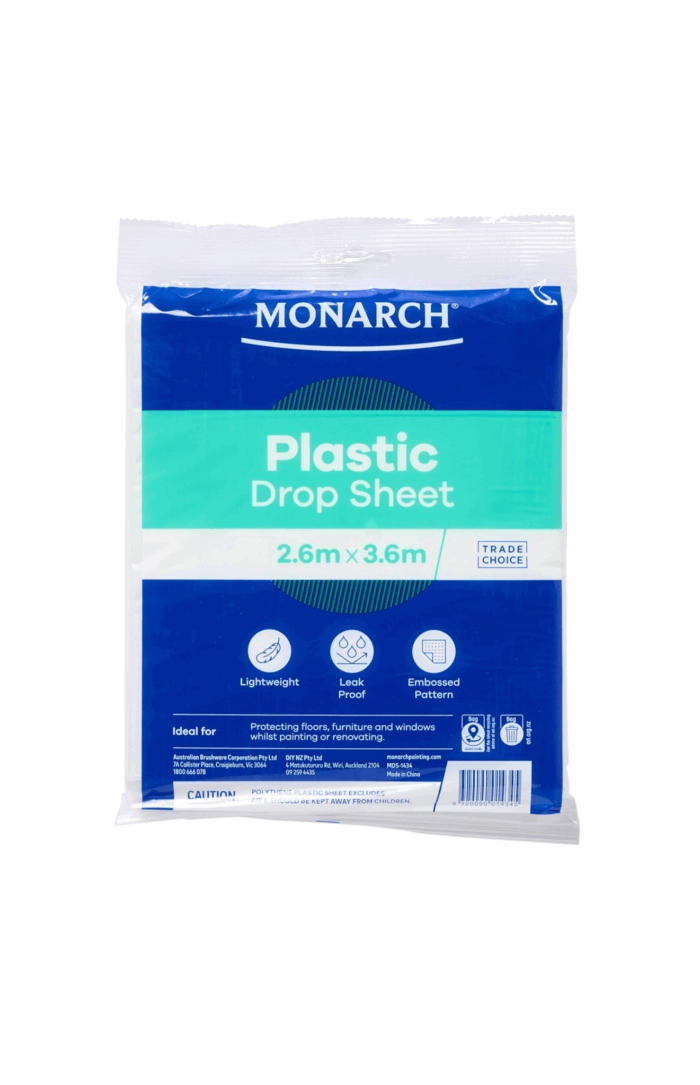 Plastic Drop Sheet - 2.6m x 3.6m