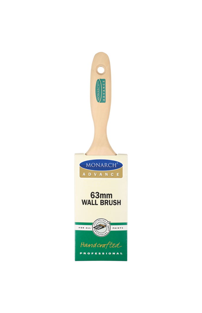 MONARCH Advance® Wall Brushes MONARCH Advance® wall brushes are trusted by paint professionals for over 25 years in Australia. The range features a unique soft synthetic tapered filament blend to achieve a professional finish on smooth and all other surfaces. Ultimate precision and control Premium quality for the professional painter Maximum performance