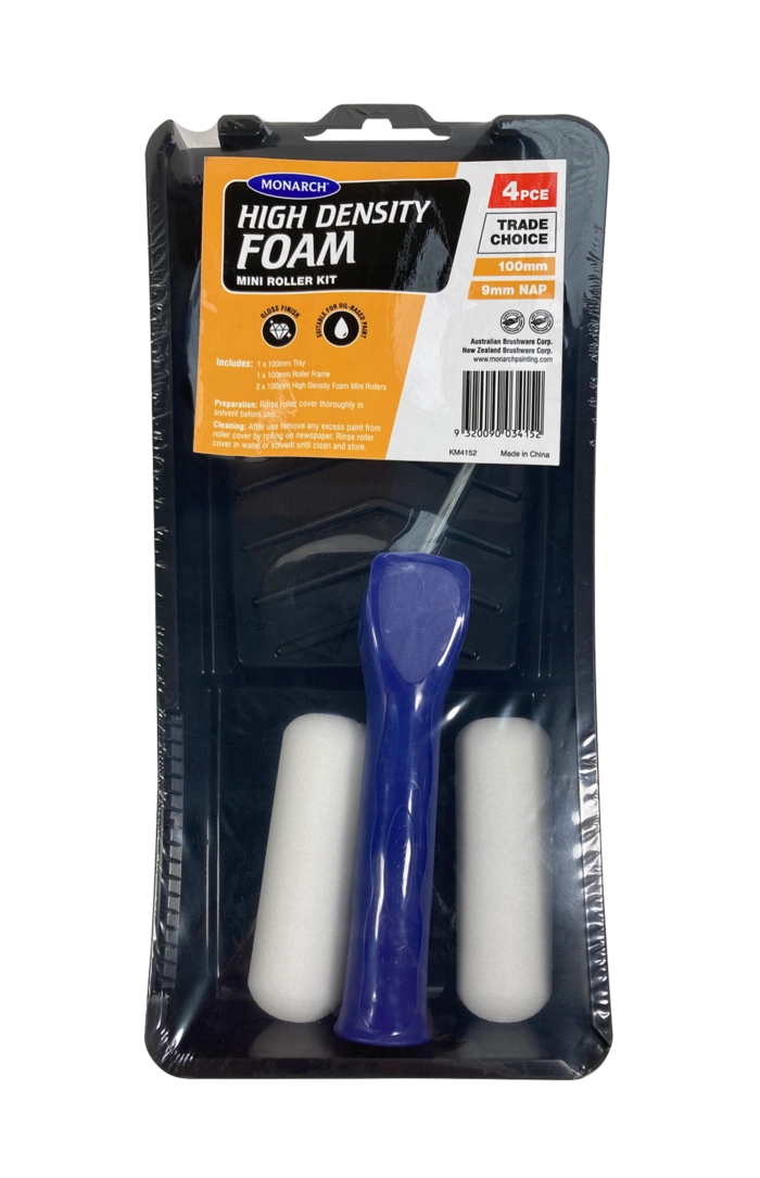High Density Foam Mini Roller Kit - 4PCE