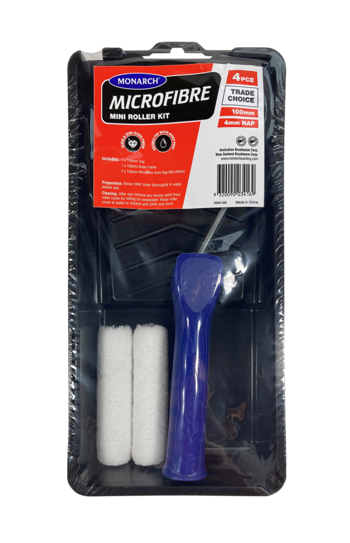 Monarch_Trade Choice_4PCE_Mini Roller Kit_4mm Microfibre