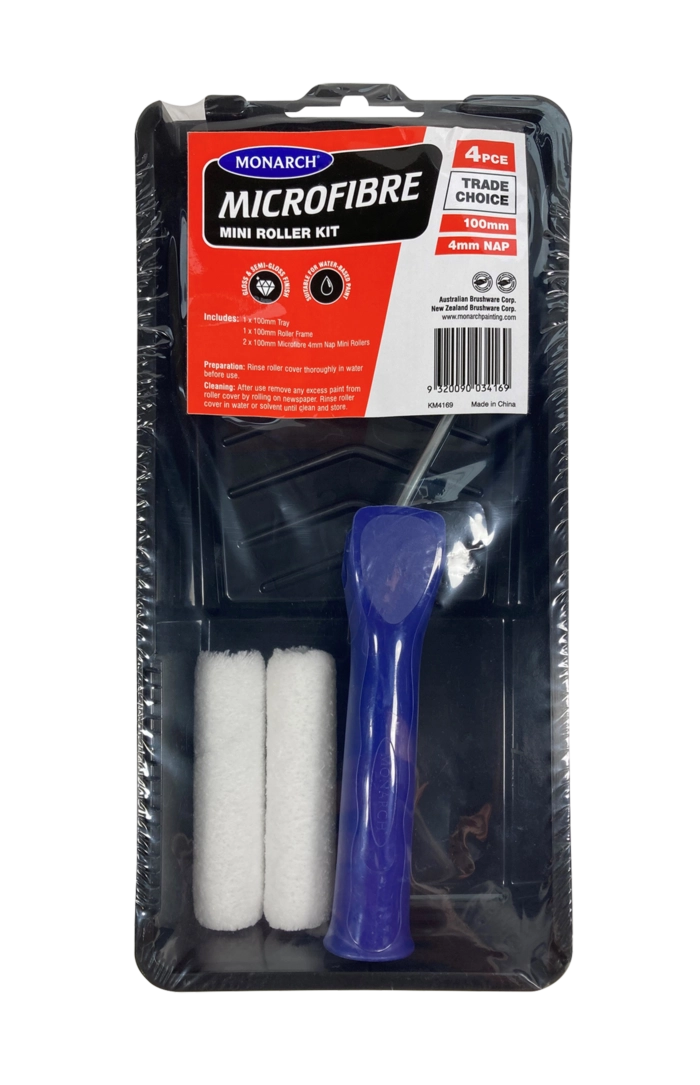 Monarch_Trade Choice_4PCE_Mini Roller Kit_4mm Microfibre
