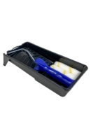 100mm Fabric Mini Roller Kit with Grid - 11mm - 4PCE