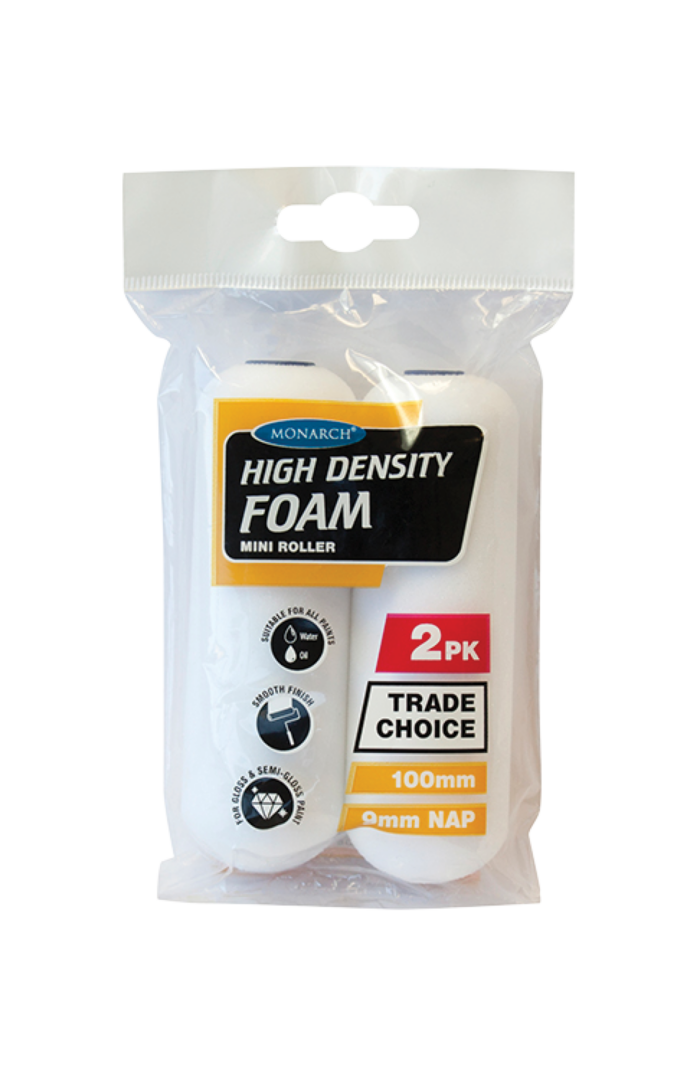 High Density Foam Mini Rollers - 2PK