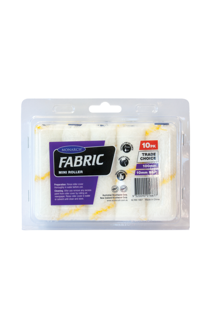 Fabric Mini Rollers - 10PK