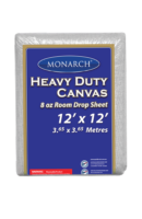 8oz Heavy Duty Canvas Room Drop Sheet - 12' x 12'