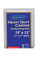 8oz Heavy Duty Canvas Room Drop Sheet - 12' x 15'