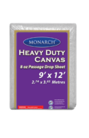 8oz Heavy Duty Canvas Passage Drop Sheet - 9' x 12'