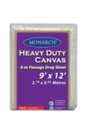 8oz Heavy Duty Canvas Passage Drop Sheet - 9' x 12'