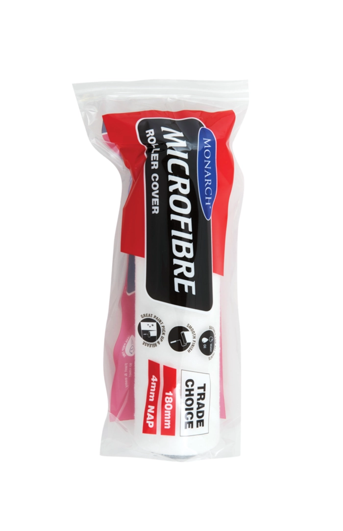 MONARCH Roller Cover 180mm/4mm Nap Microfibre 