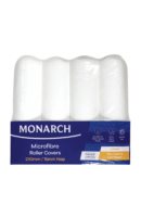 MONARCH Roller Cover 230mm/15mm Nap Microfibre 4PK