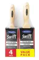 Wall Brush Value Pack - 4pc (2 x 63mm + 2 x 75mm)