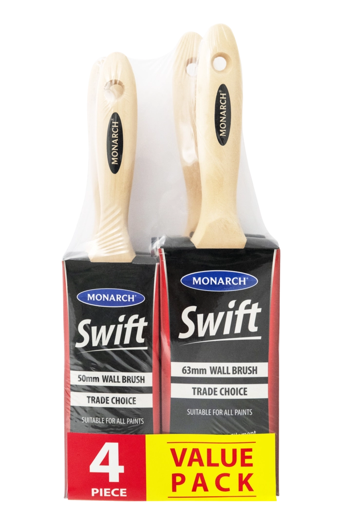 Wall Brush Value Pack - 4pc (2 x 50mm + 2 x 63mm)