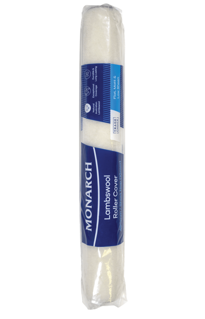 MONARCH Lambswool Roller Cover 460mm/10mm Short Nap 