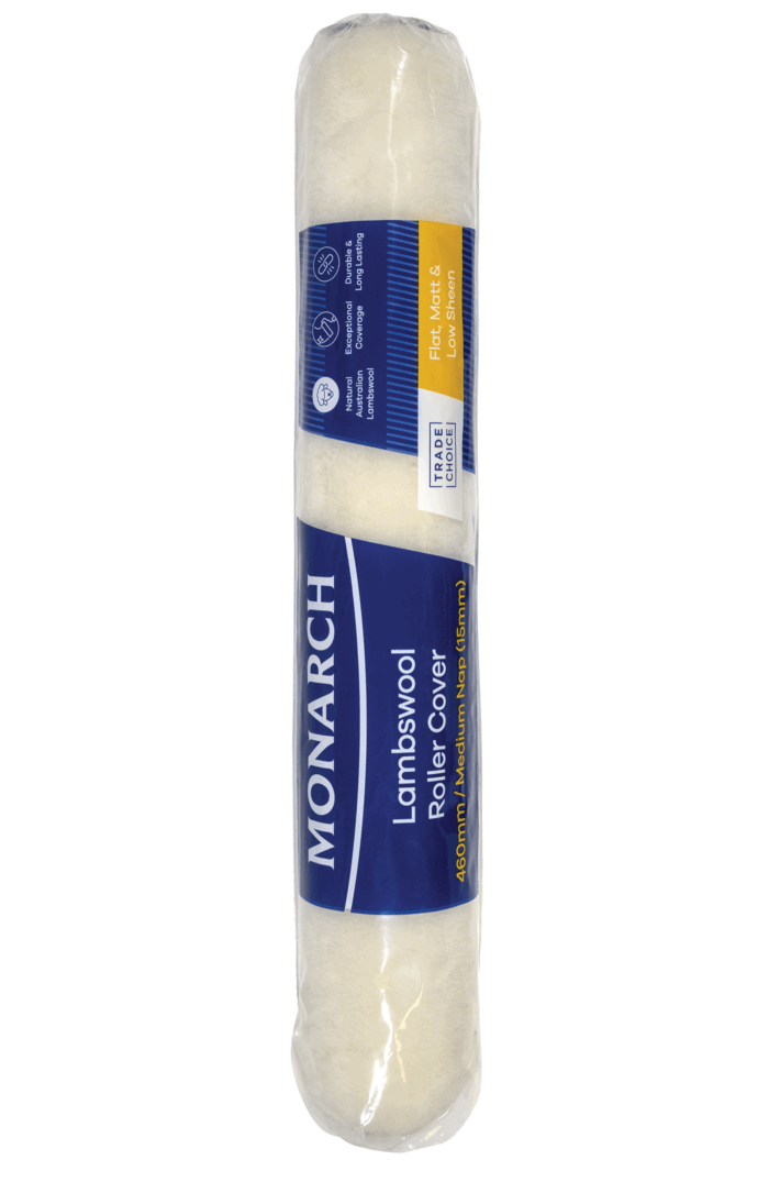 MONARCH Lambswool Roller Cover 460mm/15mm Medium Nap 