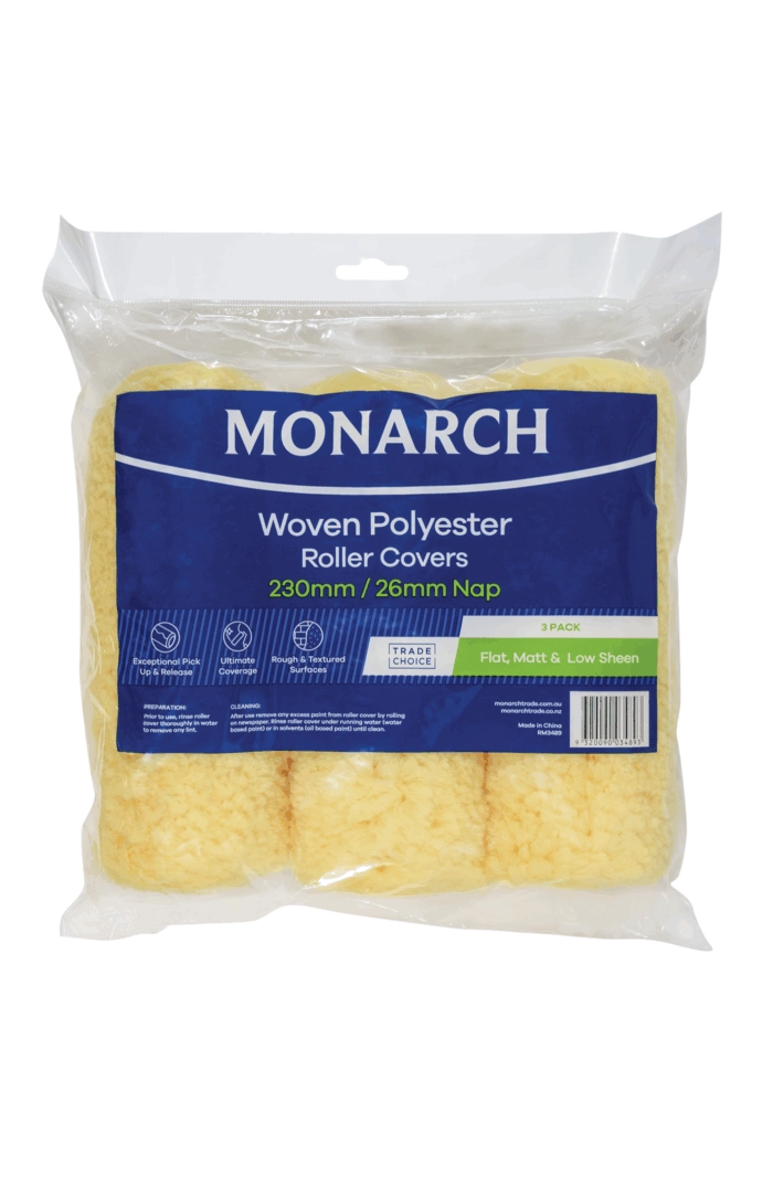 Woven Polyester Roller Cover Value Packs - 26mm Nap