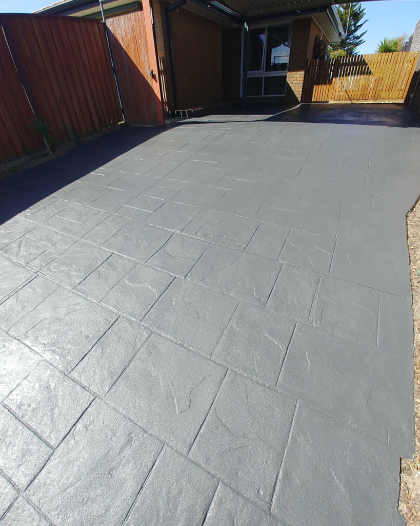 Driveway Restoration using Monarch’s Woven Polyester Roller Covers