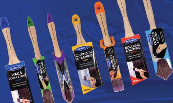 Detail and Finishing Paint Brush Range Monarch Painting