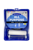 MONARCH All Purpose Roller Kits - 4PCE The Monarch All Purpose Roller Kits range features a premium quality, ultra microfibre 9mm nap roller cover. The ultimate all-rounder, the kits are ideal for painting all interior surfaces and will provide a quality smooth and even paint finish. Each kit includes: 1 x Ultra Microfibre Roller Cover - 9mm nap 1 x Soft Grip Roller Frame 1 x Roller Tray 1 x Tray Liner