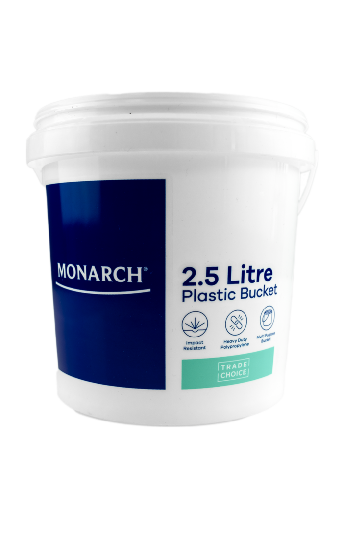Monarch Plastic Bucket 2.5L