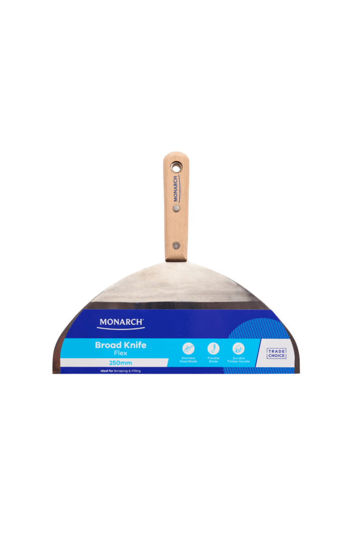 Timber Handle Broad Knife 250mm Flex