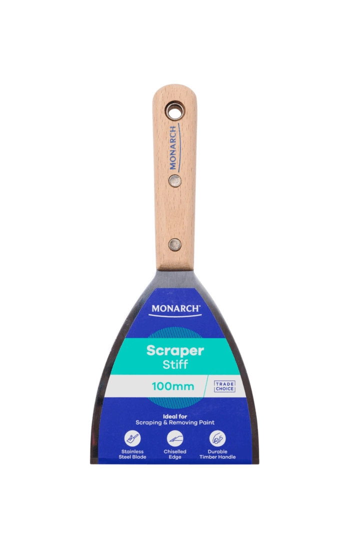 Timber Handle Scraper 100mm